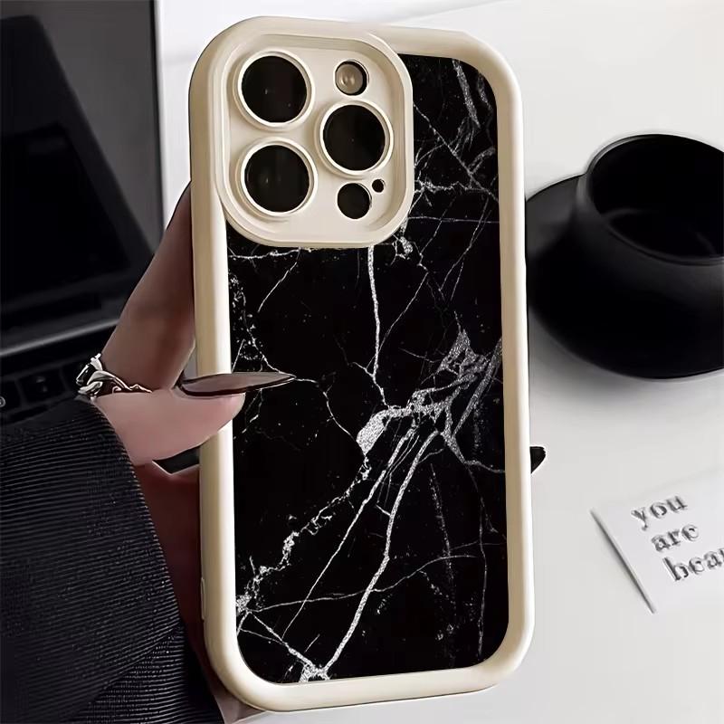Чехол для телефона для iPhone 17 16 15 14 Pro Max Plus 13 12 11 Pro XR X XS 7 8 Plus SE2 17Air Масляная живопись Золотой Мрамор Ударопрочный Чехол