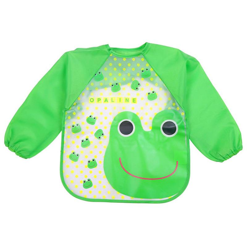 Baby Bibs Infant Burp Clothes Long Sleeve Waterproof Feeding Accessories