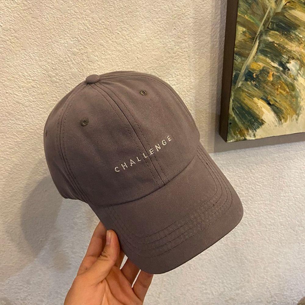 Регулируемая повседневная унисекс шляпа от солнца CHALLENGE бейсболки вышивка букв хип-хоп козырек кепка спорт на открытом воздухе кепка с отверстием для хвостика