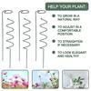 3 Pcs Plant Support Stakes Twist Tomato Stakes Spiral Plants Stakes Iron Garden Stakes Supports with Twist