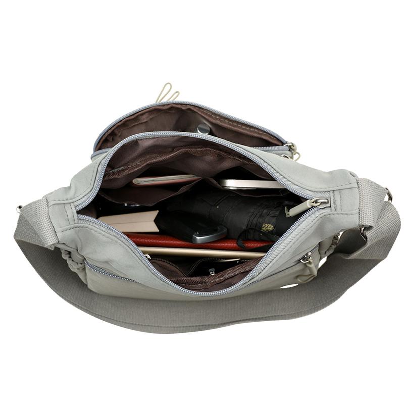 Множество карманов Нейлоновые кошельки и сумки Женская сумка через плечо Роскошные женские сумки Дизайнерские сумки кроссбоди для женщин