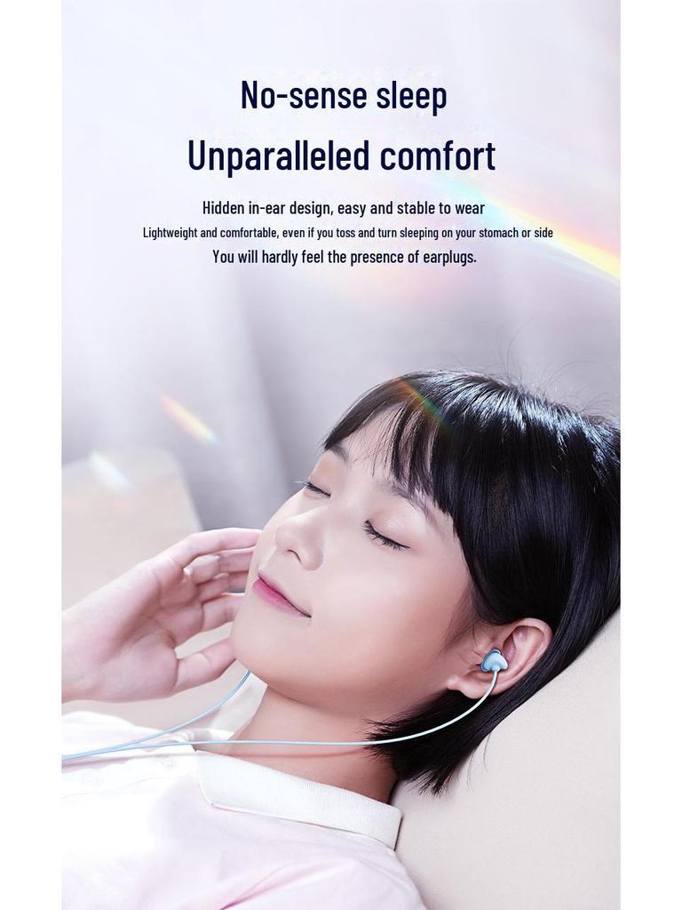 Мягкие силиконовые наушники для сна с шумоподавлением Remax — совместимы с устройствами Apple.