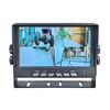 DIYKIT 7inch AHD IPS 4 Split Quad Screen Rear View Car Monitor Support 720P 1080P AHD CVBS Car Camera Video Recording