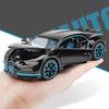 Bugatti Chiron Supersport Simulation Diecast & Toy Vehicles Sounds & Light Pull Back Car 1:32 Alloy Model Gifts For Children