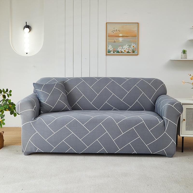 1 шт. Чехол на диван, Нескользящий, с цветочным принтом, Чехол для дивана, Защита мебели для спальни, офиса, гостиной, домашний декор