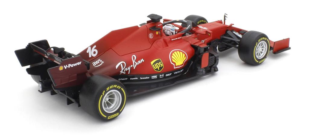 Kyosho Bburago Ferrari SF21 Leclerc Completed Product 1/18 (2021) No.16 C. 18-16809L