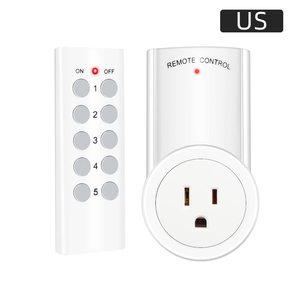 RF 433mhz Smart Socket Wireless Remote Control Outlet Adaptor Wall Electrical Switch Home Lamp EU UK US FR Plug For Smart Home
