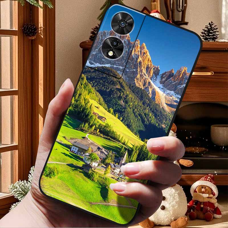Для чехла TCL 505 Мягкая силиконовая задняя крышка из ТПУ для телефона TCL 505 Милый расписной кот Чехол Coque Funda для оболочки TCL505 Крутой