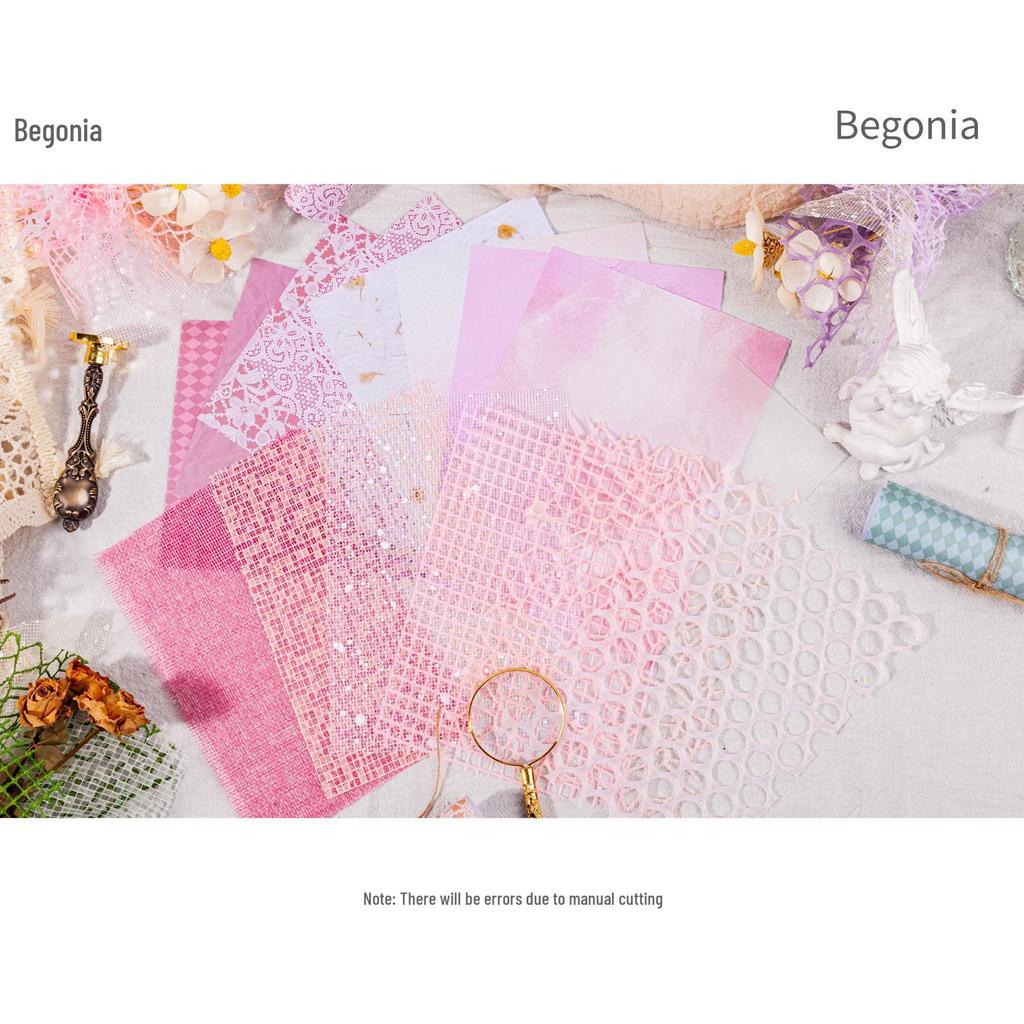 Набор для создания ретро-дневника серии «Мечта»: 15 Листов Декоративного Фона, 4 Стиля