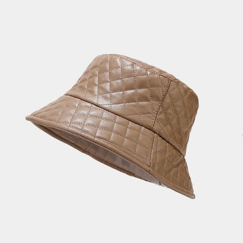 Минималистичная кожаная кепка-рыбака с коротким козырьком для защиты от солнца и повседневной носки