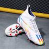 2024 Men's Soccer Shoes Large Size Ultralight Football Boots Boys Sneakers Non-Slip AG/TF Soccer Cleats Ankle Boots Unisex