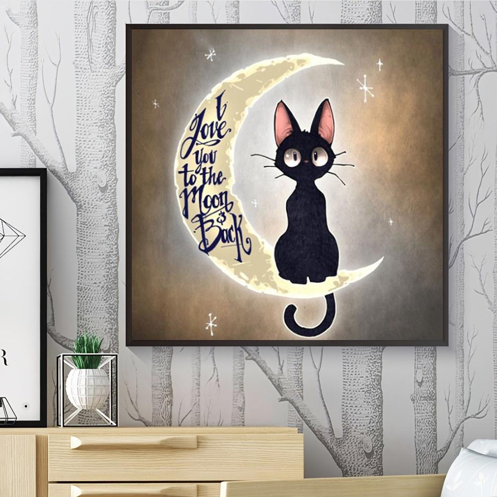 5D Diy Алмазная картина Котенок Алмазная вышивка Полный набор для вышивки крестом Аниме Домашний декор Подарок ручной работы