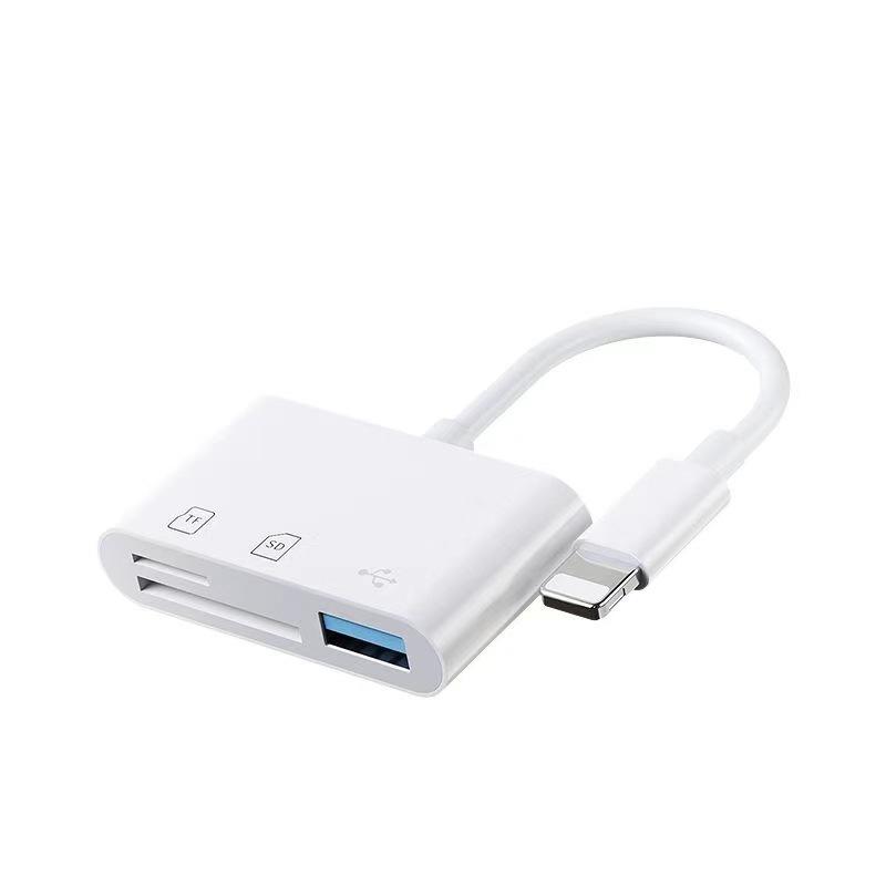 Многофункциональный кардридер USB-C с поддержкой TFSD, камеры и мобильного телефона