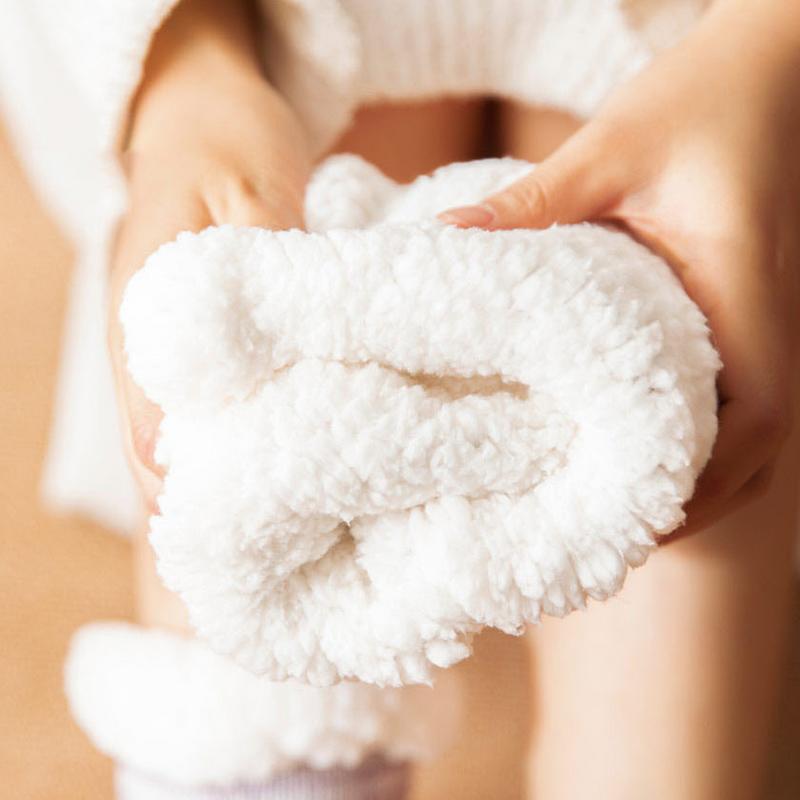Winter Floor Socks Cozy Warm Gripper Anti-slip Socks Home Fuzzy Sleeping Socks Postpartum Must-Haves Comfortable for Mom Gifts