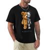 2024 New Funny Teddy Bear, Robot Bear T Shirt Robotic Bear Tshirts Casual Clothes Men Fashion Clothing Cotton T-Shirt Tee Top