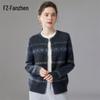 Fanzhen Women's Thickened Cashmere Knit Cardigan