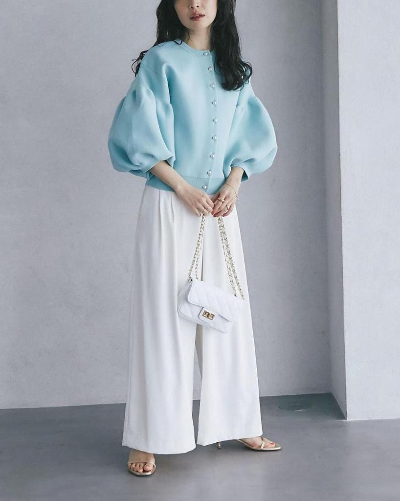 Женский модный вязаный свитер с рукавами-фонариками и кардиганом, двусторонний