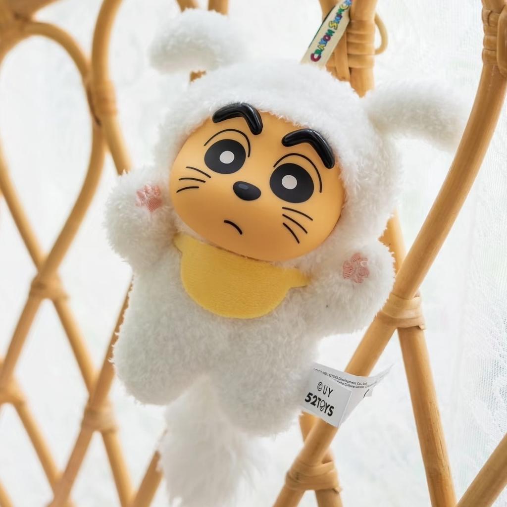 52toys Крошка Цин-Чан Большой Хвост Виниловое Лицо Плюшевая Игрушка Слепой Коробка Детский Милый Подарок Подвеска на Рюкзак Ручная Работа Украшения Кукла Фигурка