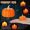 Halloween Pumpkin Candle Lights Led Electronic Candle Lights Party Supplies Ornaments Night Lights Halloween Decorations
