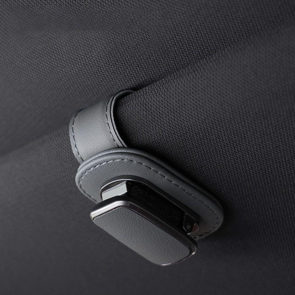 Back Clip Sun Visor Eyeglass Hanger with Sponge Automobile Accessories Storage  Driver