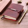Genuine Leather Retro Traveler Notebook - Crazy Horse Finish, High-end Business Planner with Engraved Logo