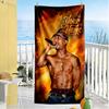 2pac Personalized Name Beach Towel Quick-Dry Soft Microfiber Portable for SwimmingBeachCamping Travel Beach AccessoriesGym