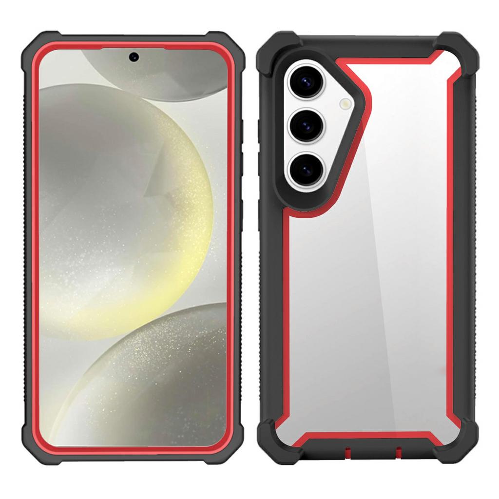 For Samsung Galaxy S25 Case Clear Detachable 2 in 1 Shockproof TPU + PC Phone Back Cover