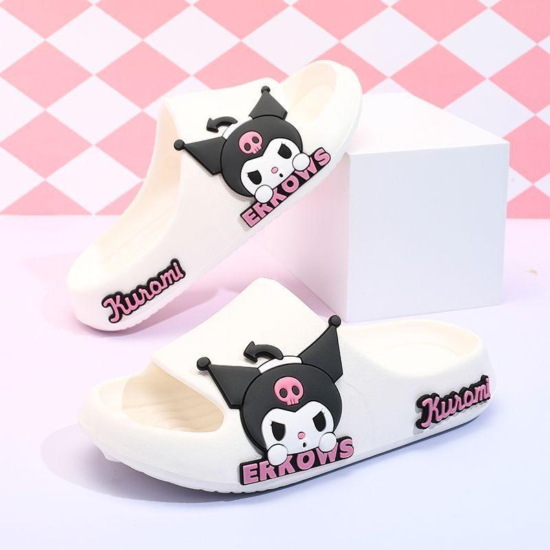 Очаровательные детские тапочки в мультяшном стиле, удобные, нескользящие, мягкие шлепанцы из ЭВА для девочек, разных цветов и размеров, идеально подходят для дома.