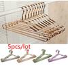 5 Pcs/set Suit Clothes Rack Aluminum Alloy Clothes Adult Rack Slip-seamless Metal Clothes Hanger Closet Organizer Home Supplies