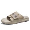 Slippers men's summer new wear non-slip platform beach shoes men's outdoor Velcro ins tide one-word drag
