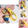 Очаровательный брелок Миньоны Милый силиконовый брелок для ключей от машины ПВХ подарок для детей женщин мужчин