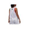 Jordan Quai 54 Letter Print Дышащая цветная майка-топ с блоками для женщин, белые FN4220-100