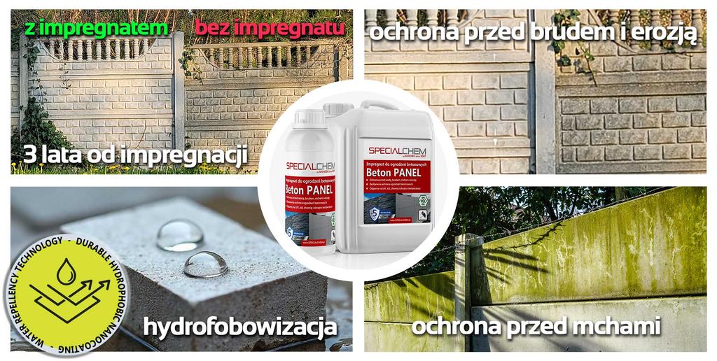 Specialchem BETON PANEL impregnation for concrete fences 20L
