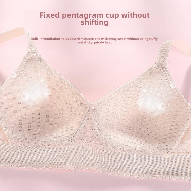 Удобный бюстгальтер Jiasifang 0982 с бесшовными чашечками для учеников младших классов - дизайн с треугольными чашками