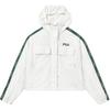 Woven 2023 Autumn New Simple Tennis Fashion Loose Hooded Casual Jacket Women Jackets White F11W339705FWT