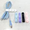 10Pcs Silicone Cable Organizer Anti-Lost Soft Rubber Strap Data Cable & Headphone Winder Cable Storage Tie / Cable Fixer