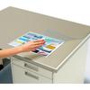 KOKUYO Desk Soft Olefin with 1087 X 687 Mat, (recycled Resin), Transparent, Underlay, Ma-8117NM