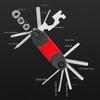 Portable 16 In 1 Bicycle Multi Tool Screwdriver, Lightweight Hexagonal Screwdriver, Socket Wrench, Bicycle Repair Tool Supplies
