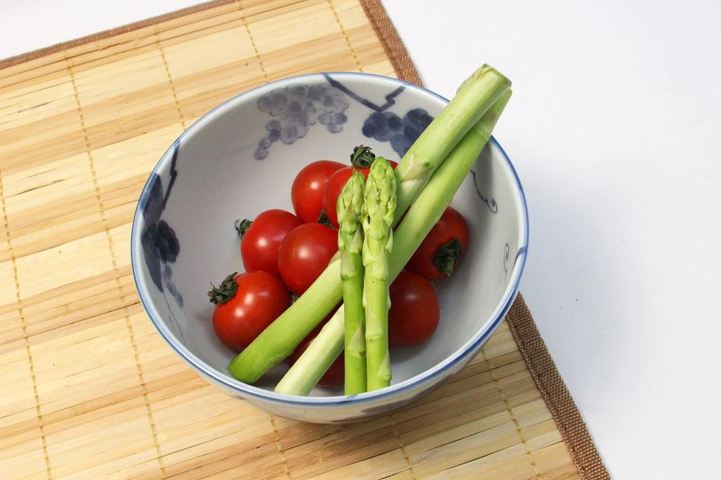 Castle Enterprise Kyoto Obanzaiyasan Series Indigo-Dyed Grape Lightweight Bowls (Large) - Set of 6, Size: 15.8cm Diameter x 8.3cm Thick