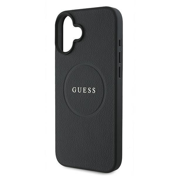 Guess Guhmp16Mpghsmmk Iphone 16 Plus 6.7 Czarny/Black Hardcase Grained Ring Magsafe