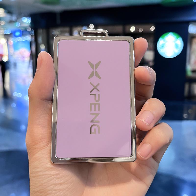 Чехол для ключа XPeng для P7, G6, P5, G9, G3i - Металлический держатель для карт NFC для мужчин и женщин