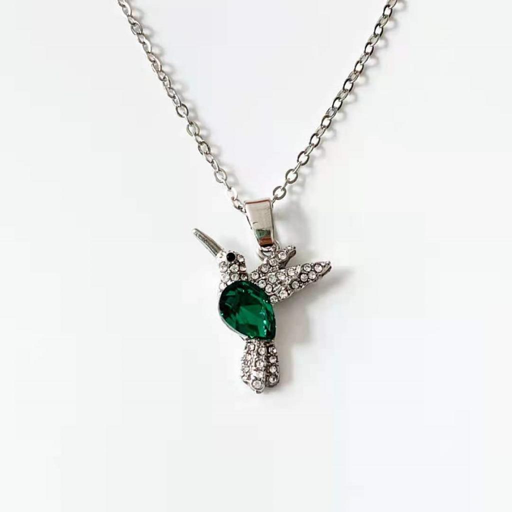 Винтажное ожерелье с бирюзовой птицей, ожерелье с бирюзовой птицей в стиле природы