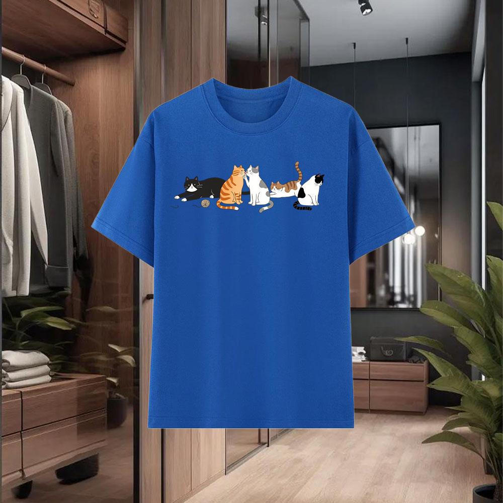 New Unisexs Tshirts Made Of 100 Cotton Summer Casual Short Sleeves Fashionable And Trendy Loose And Breathable Style