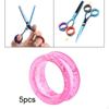 5 шт. Ножницы Кольца для пальцев, ручки Вставки Уход Стрижка