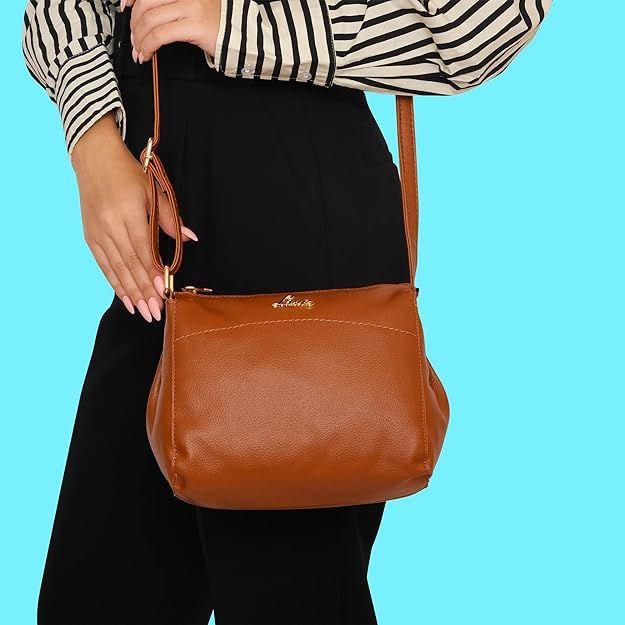 Женская сумка-слинг на жестком ремне Cetan | Женская сумочка-кошелек | Ремень через плечо