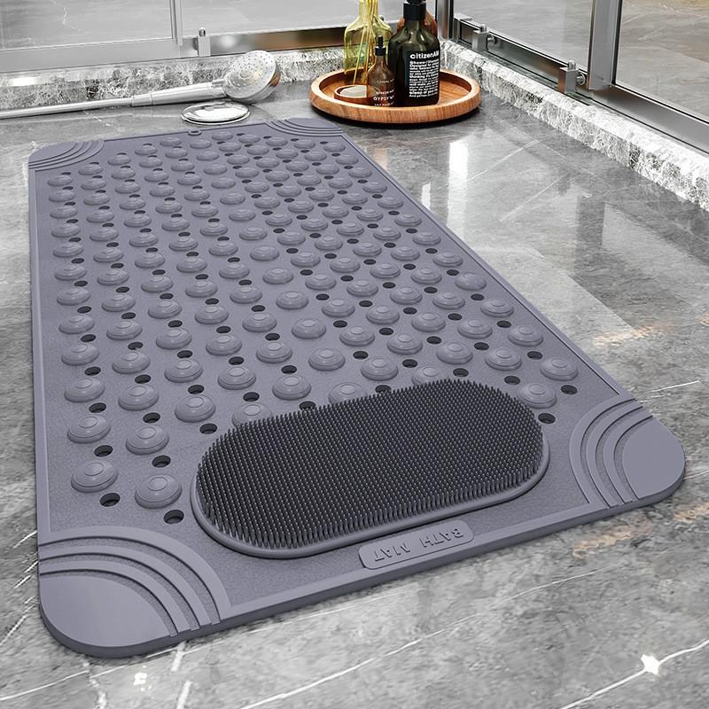 Non-Slip Bath Mat Shower Floor Pad Bathroom Anti-Fall Home Massage