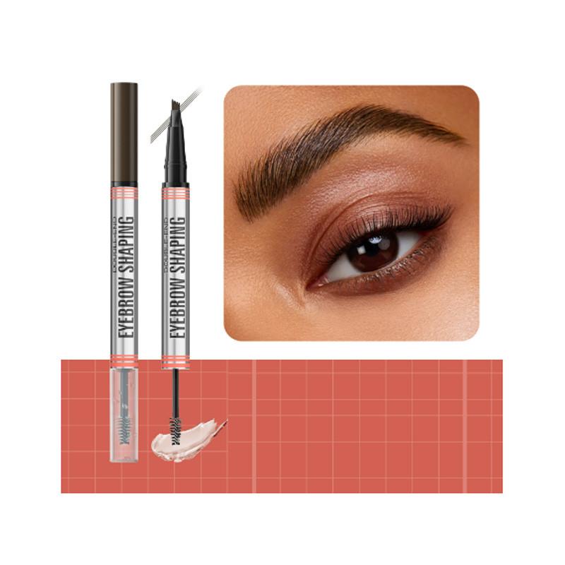 Hellokiss Dual-ended Liquid Eyebrow Pencil With Setting Gel For Perfect Brows