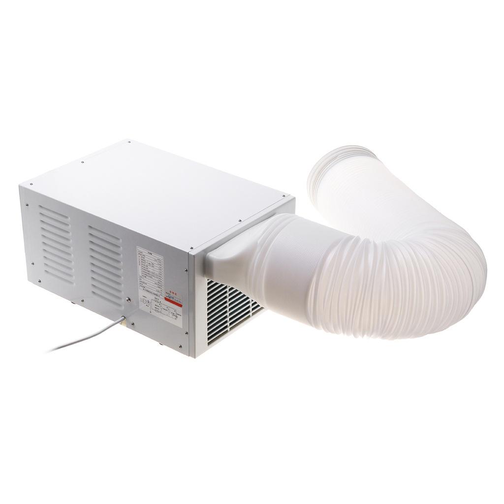 1100 Вт Холод/Тепло Двойной Портативный Кондиционер Использование 24-часового Таймера 2 Режима Освещения Светодиодная Панель Управления с Пультом 460x255x230 мм