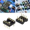 10 шт. Жаропрочный пластиковый DIP8 IC-сокет, тестовая база для IC, с прочной конструкцией для долгосрочной операционной стабильности