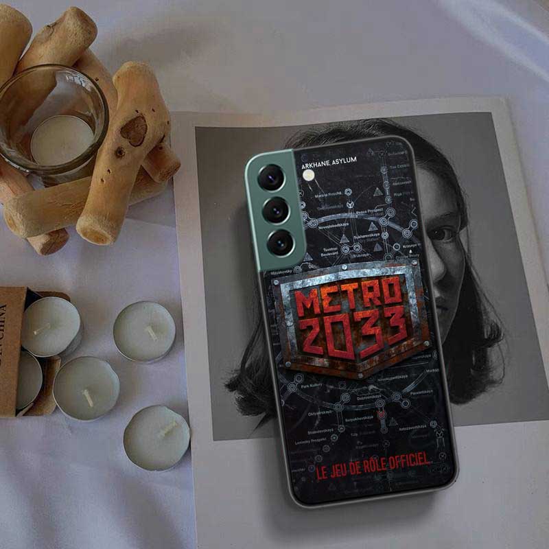 Телефон Metro 2033 для Samsung S25 Edge Galaxy S22 Ultra S21 S10 S9 Plus S20 S23 S24 FE Чехол S10E Покрытие Силиконовое Мягкое Coque Fundas